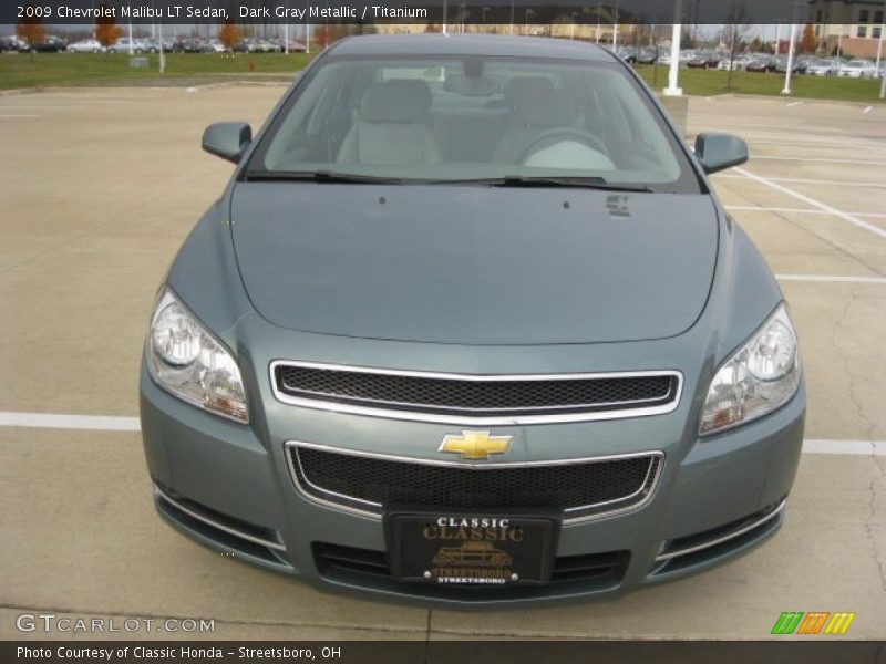 Dark Gray Metallic / Titanium 2009 Chevrolet Malibu LT Sedan