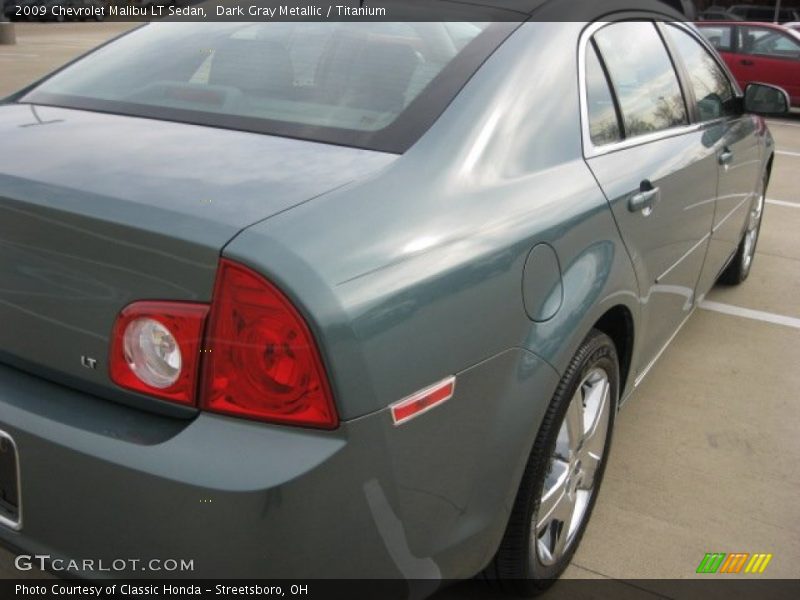 Dark Gray Metallic / Titanium 2009 Chevrolet Malibu LT Sedan