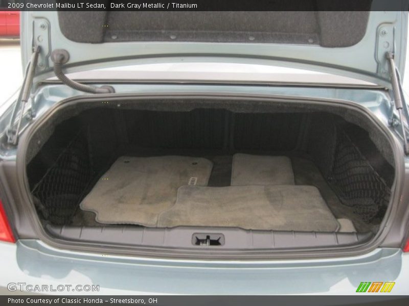 Dark Gray Metallic / Titanium 2009 Chevrolet Malibu LT Sedan