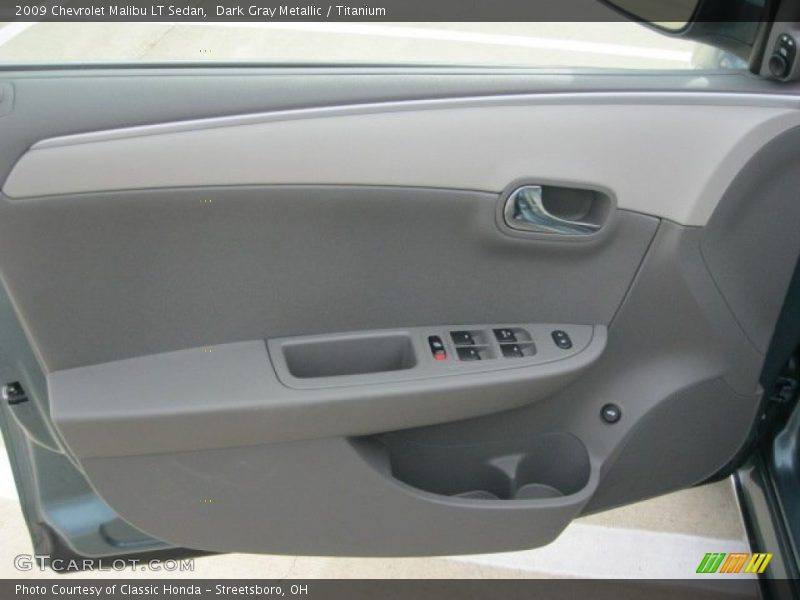 Dark Gray Metallic / Titanium 2009 Chevrolet Malibu LT Sedan
