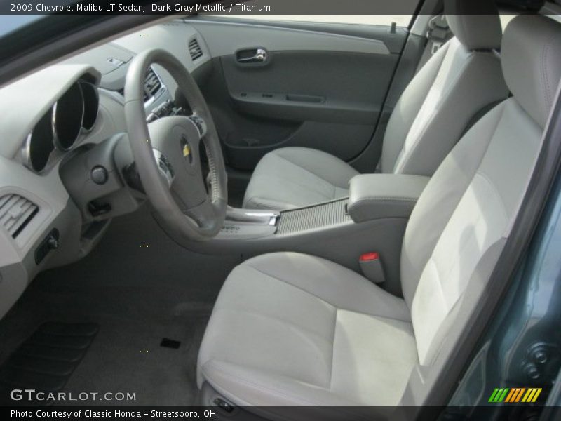 Dark Gray Metallic / Titanium 2009 Chevrolet Malibu LT Sedan