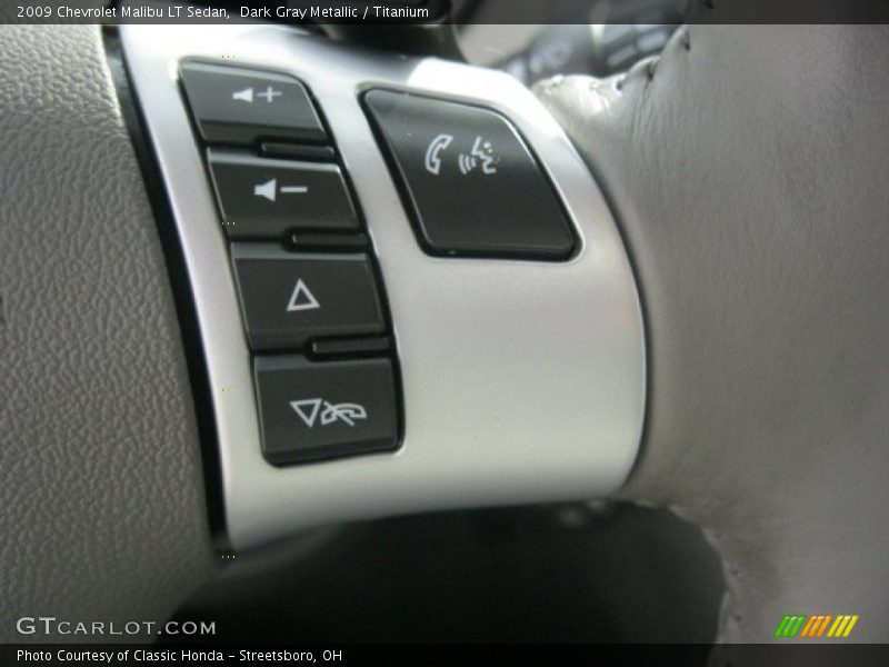 Dark Gray Metallic / Titanium 2009 Chevrolet Malibu LT Sedan