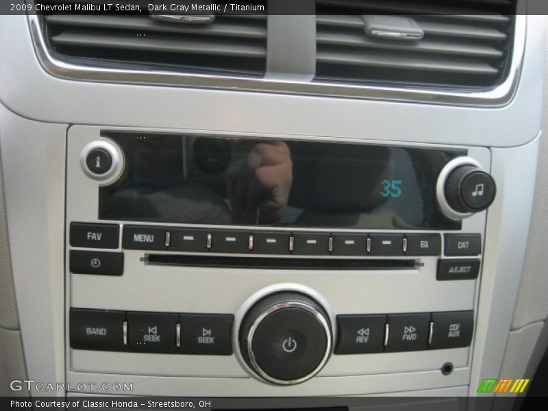 Dark Gray Metallic / Titanium 2009 Chevrolet Malibu LT Sedan