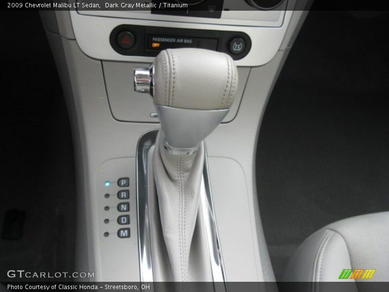 Dark Gray Metallic / Titanium 2009 Chevrolet Malibu LT Sedan