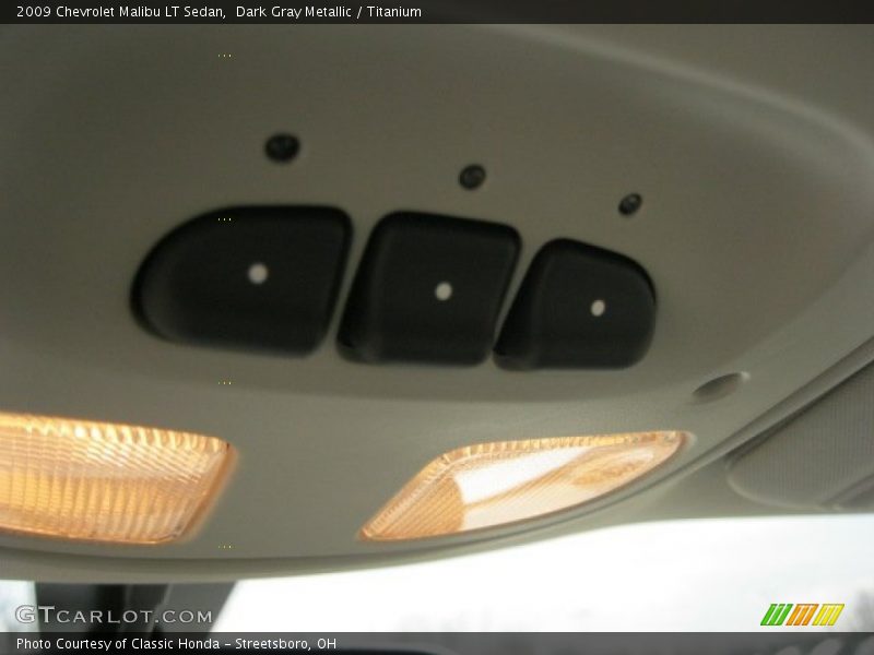 Dark Gray Metallic / Titanium 2009 Chevrolet Malibu LT Sedan