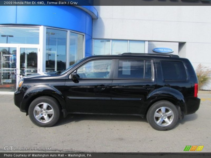 Formal Black / Gray 2009 Honda Pilot EX 4WD