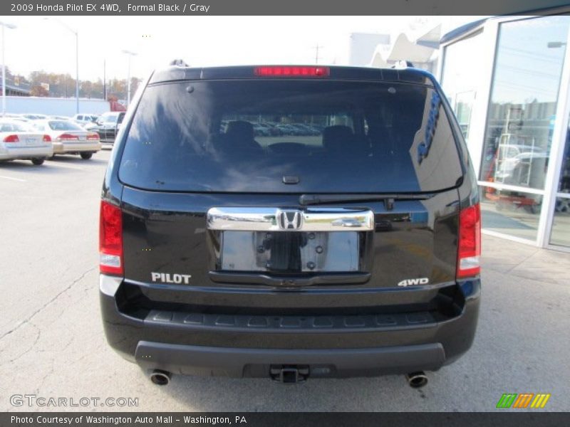 Formal Black / Gray 2009 Honda Pilot EX 4WD