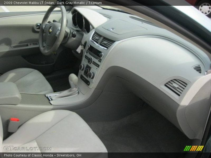 Dark Gray Metallic / Titanium 2009 Chevrolet Malibu LT Sedan