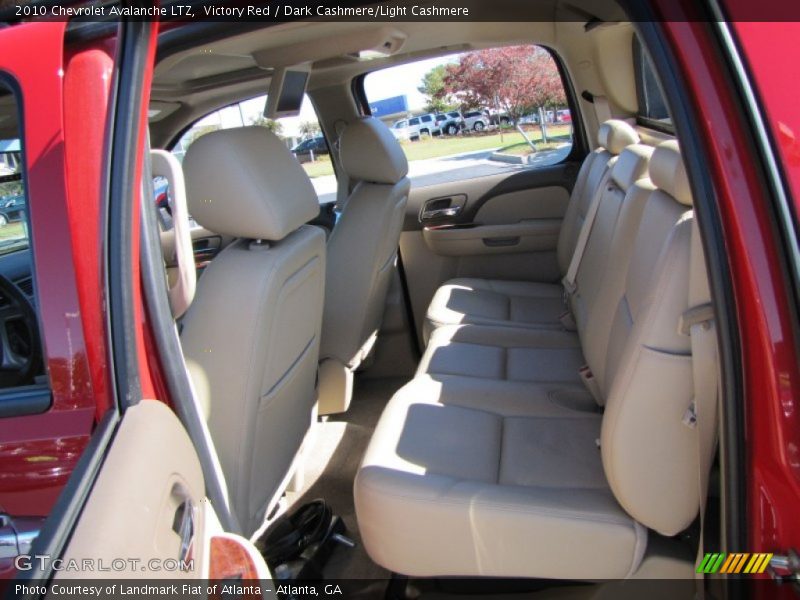 Victory Red / Dark Cashmere/Light Cashmere 2010 Chevrolet Avalanche LTZ