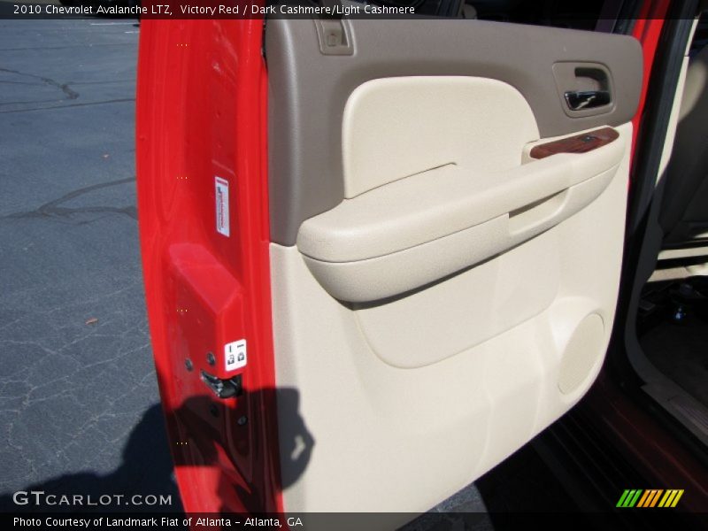 Victory Red / Dark Cashmere/Light Cashmere 2010 Chevrolet Avalanche LTZ