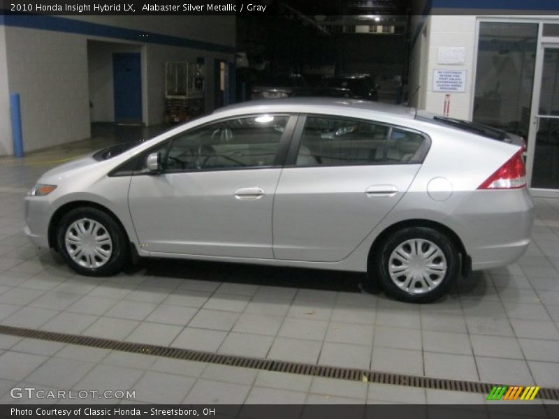 Alabaster Silver Metallic / Gray 2010 Honda Insight Hybrid LX
