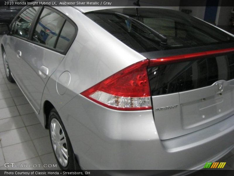 Alabaster Silver Metallic / Gray 2010 Honda Insight Hybrid LX