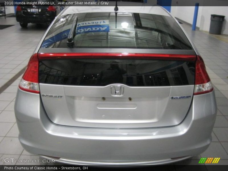 Alabaster Silver Metallic / Gray 2010 Honda Insight Hybrid LX