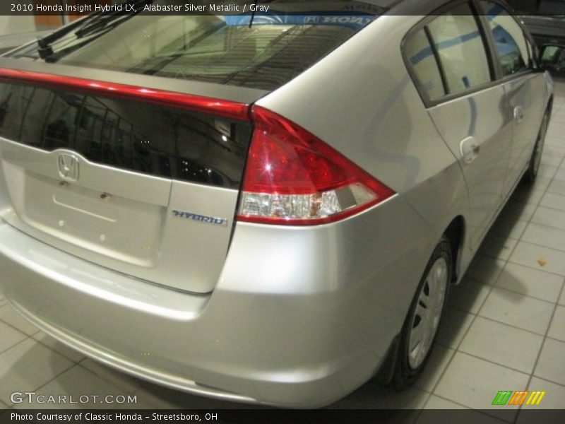 Alabaster Silver Metallic / Gray 2010 Honda Insight Hybrid LX