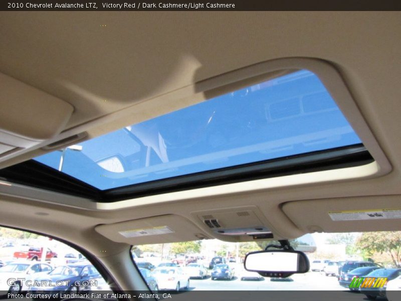 Victory Red / Dark Cashmere/Light Cashmere 2010 Chevrolet Avalanche LTZ