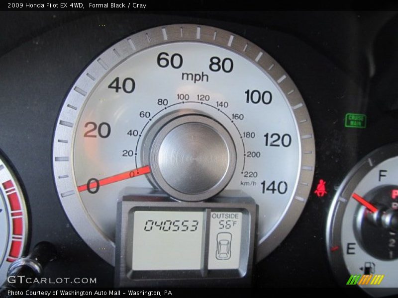 Formal Black / Gray 2009 Honda Pilot EX 4WD
