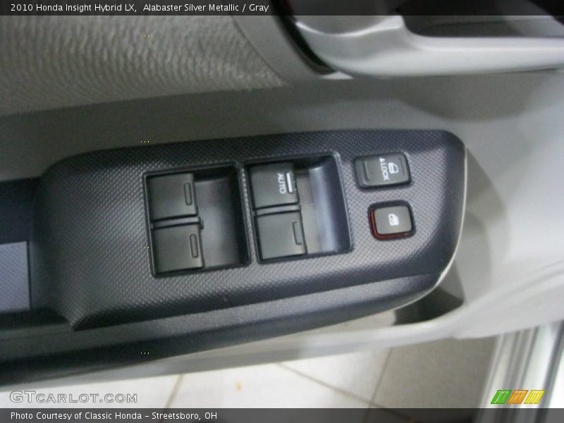 Alabaster Silver Metallic / Gray 2010 Honda Insight Hybrid LX