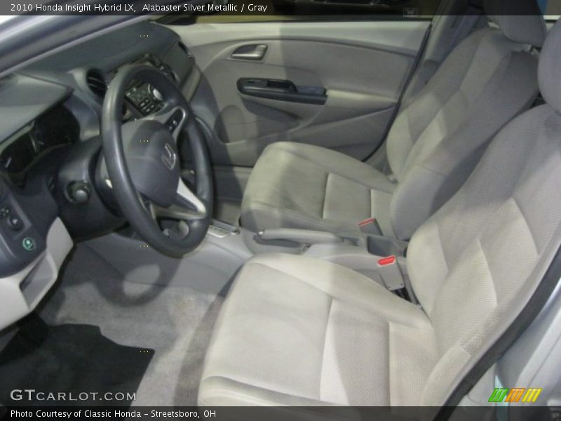 Alabaster Silver Metallic / Gray 2010 Honda Insight Hybrid LX