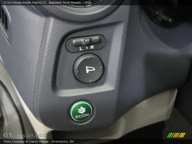 Alabaster Silver Metallic / Gray 2010 Honda Insight Hybrid LX
