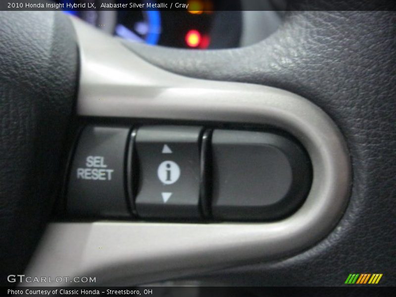 Alabaster Silver Metallic / Gray 2010 Honda Insight Hybrid LX