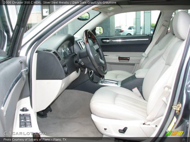 Silver Steel Metallic / Dark Slate Gray/Light Graystone 2006 Chrysler 300 C HEMI