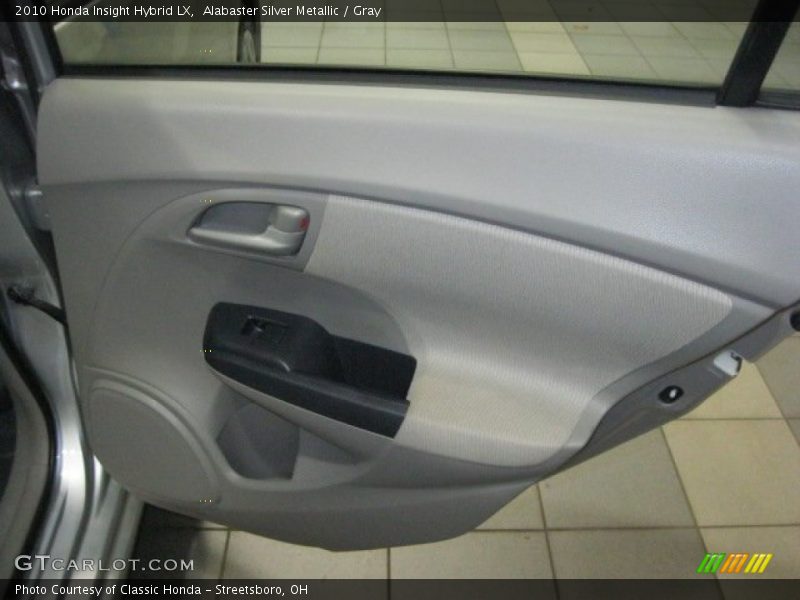 Alabaster Silver Metallic / Gray 2010 Honda Insight Hybrid LX