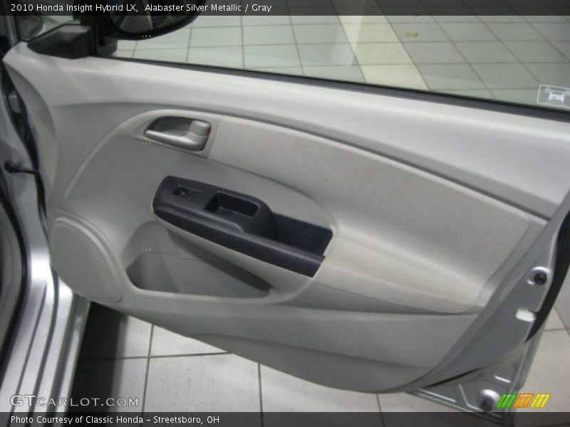 Alabaster Silver Metallic / Gray 2010 Honda Insight Hybrid LX