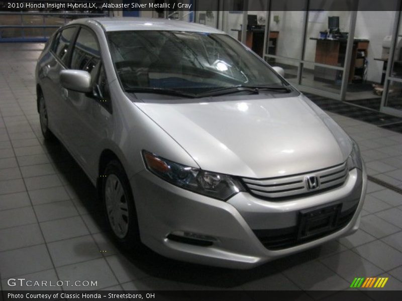 Alabaster Silver Metallic / Gray 2010 Honda Insight Hybrid LX