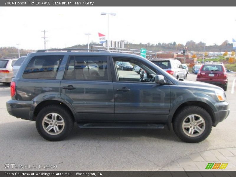 Sage Brush Pearl / Gray 2004 Honda Pilot EX 4WD