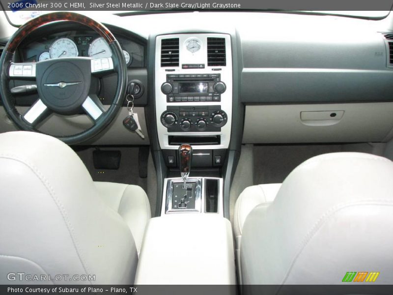 Silver Steel Metallic / Dark Slate Gray/Light Graystone 2006 Chrysler 300 C HEMI