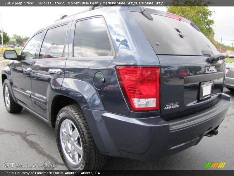Modern Blue Pearl / Medium Slate Gray/Dark Slate Gray 2009 Jeep Grand Cherokee Laredo