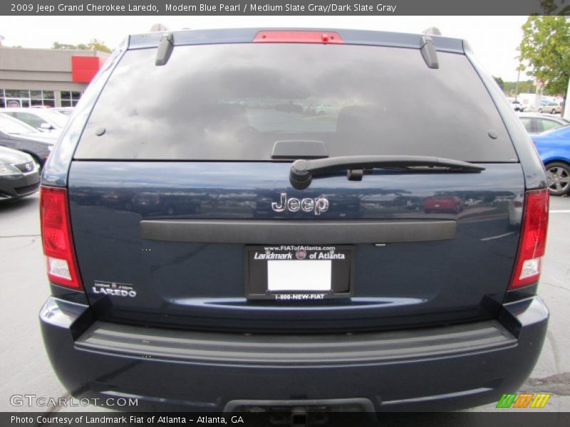 Modern Blue Pearl / Medium Slate Gray/Dark Slate Gray 2009 Jeep Grand Cherokee Laredo