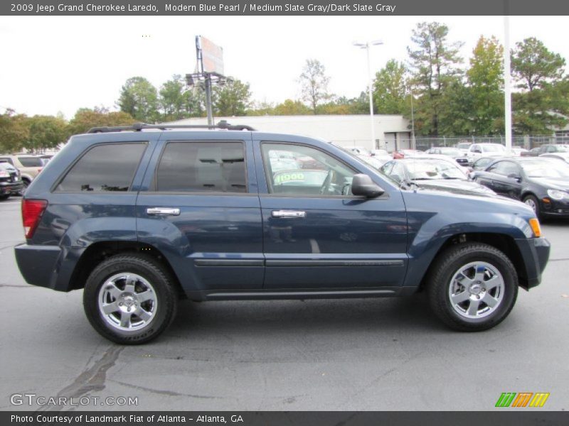 Modern Blue Pearl / Medium Slate Gray/Dark Slate Gray 2009 Jeep Grand Cherokee Laredo