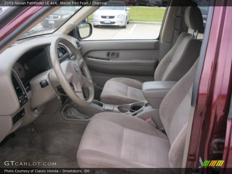 Merlot Red Pearl / Charcoal 2003 Nissan Pathfinder LE 4x4