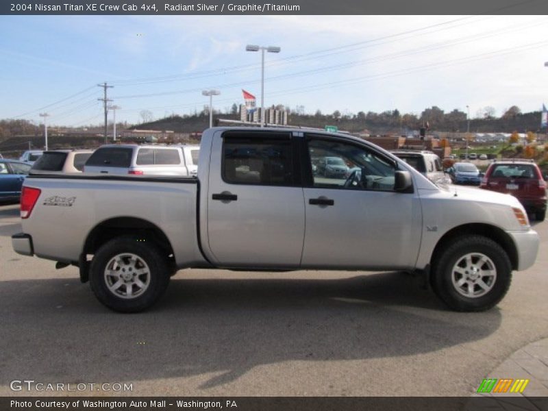Radiant Silver / Graphite/Titanium 2004 Nissan Titan XE Crew Cab 4x4