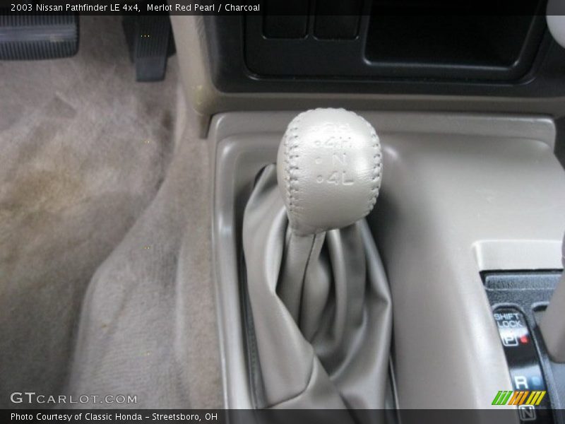 Merlot Red Pearl / Charcoal 2003 Nissan Pathfinder LE 4x4