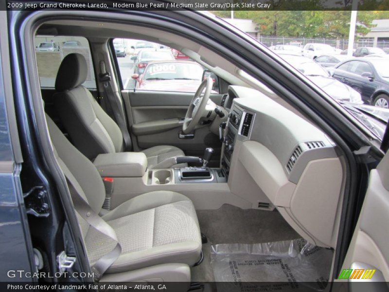 Modern Blue Pearl / Medium Slate Gray/Dark Slate Gray 2009 Jeep Grand Cherokee Laredo