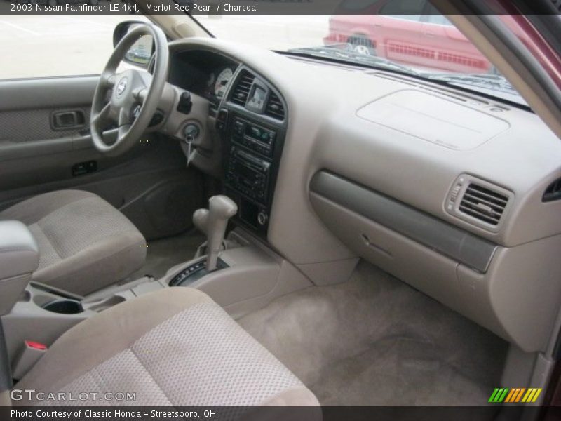 Merlot Red Pearl / Charcoal 2003 Nissan Pathfinder LE 4x4