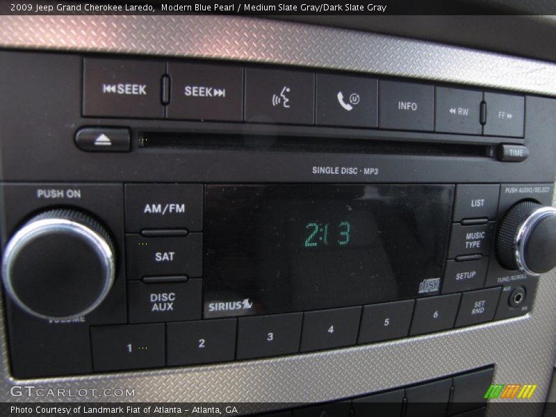 Modern Blue Pearl / Medium Slate Gray/Dark Slate Gray 2009 Jeep Grand Cherokee Laredo
