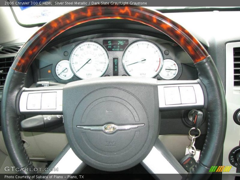 Silver Steel Metallic / Dark Slate Gray/Light Graystone 2006 Chrysler 300 C HEMI