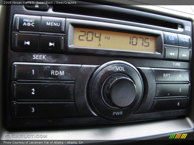 Super Black / Steel/Graphite 2008 Nissan Xterra S