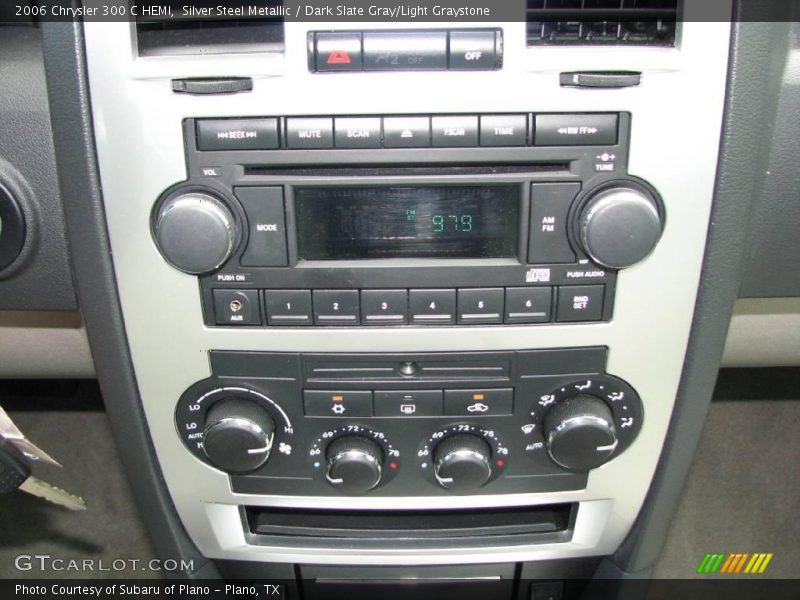 Silver Steel Metallic / Dark Slate Gray/Light Graystone 2006 Chrysler 300 C HEMI