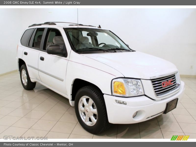 Summit White / Light Gray 2008 GMC Envoy SLE 4x4