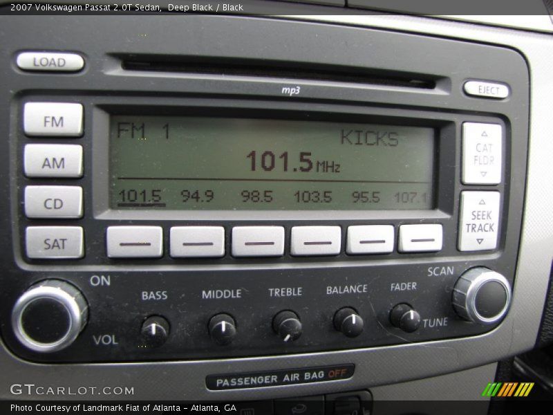 Deep Black / Black 2007 Volkswagen Passat 2.0T Sedan