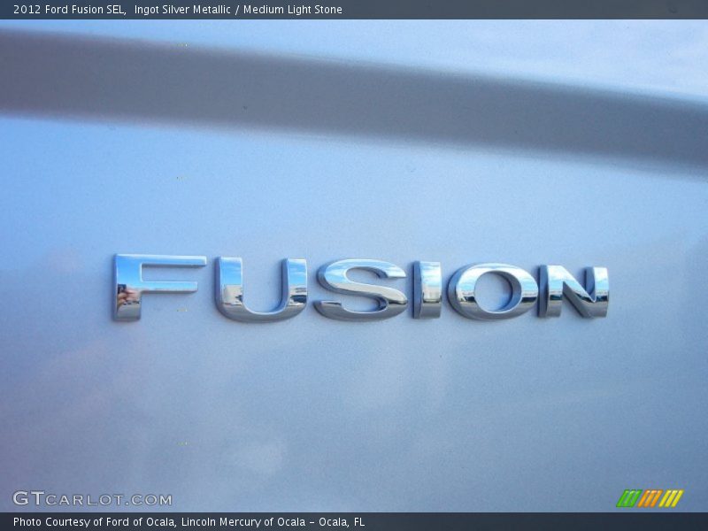 Ingot Silver Metallic / Medium Light Stone 2012 Ford Fusion SEL