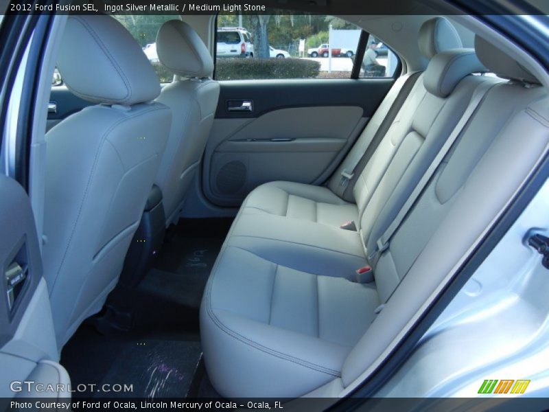 Ingot Silver Metallic / Medium Light Stone 2012 Ford Fusion SEL