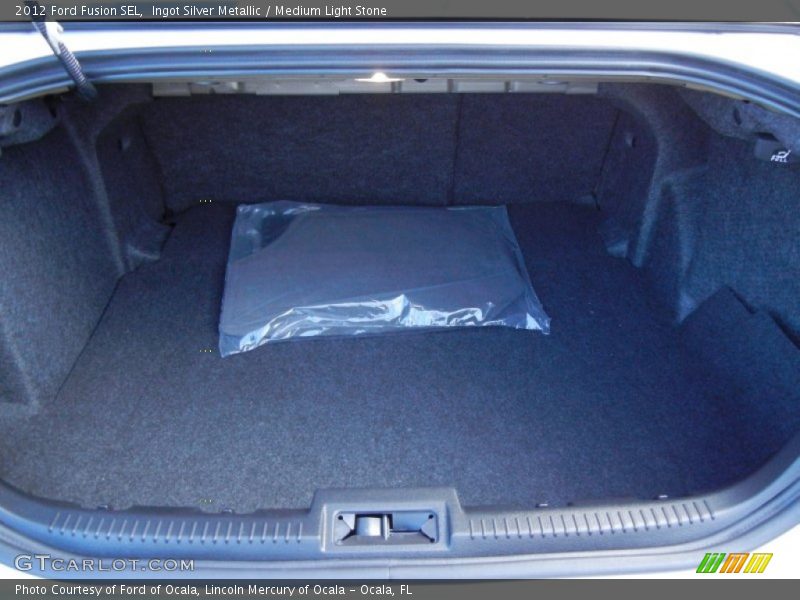 Ingot Silver Metallic / Medium Light Stone 2012 Ford Fusion SEL