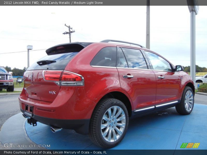 Red Candy Metallic / Medium Light Stone 2012 Lincoln MKX FWD