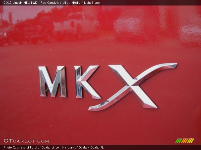 Red Candy Metallic / Medium Light Stone 2012 Lincoln MKX FWD