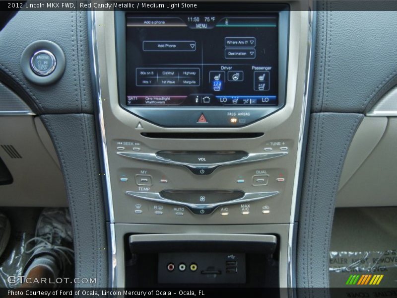 Red Candy Metallic / Medium Light Stone 2012 Lincoln MKX FWD
